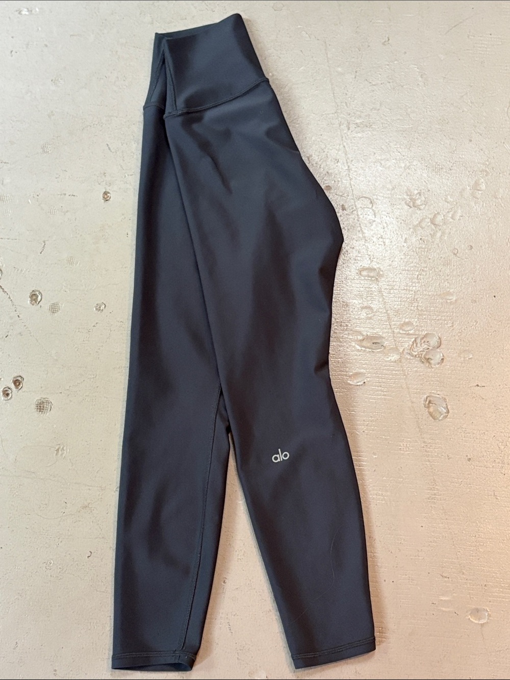 ALO Yoga Airlift 7/8 Gray High-Waist Leggings